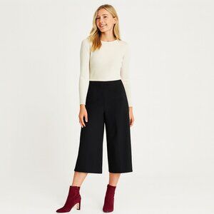 ZARA Womens Small 27 Waist  Black Culottes Pants